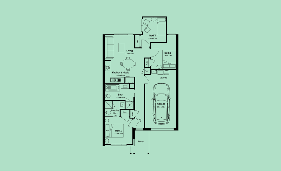 Acclaim House and Land Packages in Donnybrook - Lot 625 – Archer Hamptons